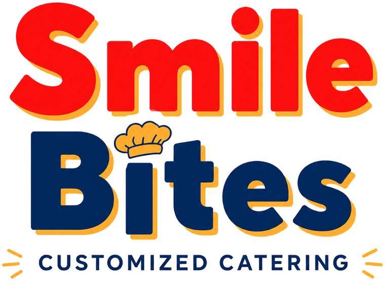 SmileBites customized catering logo
